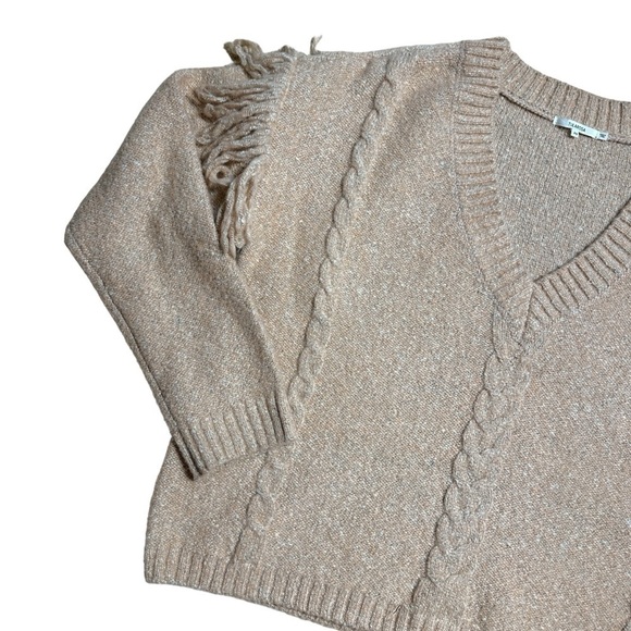 Tularosa x Revolve Lonestar V Neck Sweater in Peach Women’s US XS - Picture 3 of 9